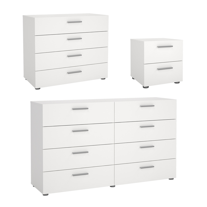 Tvilum  Austin White   3-Piece Bedroom Set