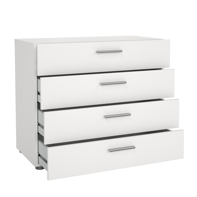 Tvilum Austin White  3-Piece Bedroom Set -Chest And Nightstand Set Of 2