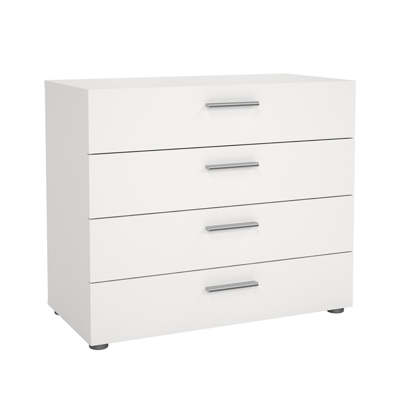 Tvilum Austin White  3-Piece Bedroom Set -Chest And Nightstand Set Of 2