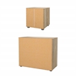 Tvilum Austin Oak/White High Gloss 2-Piece Bedroom Set