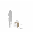 Tvilum Austin Oak/White High Gloss 2-Piece Bedroom Set