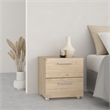 Tvilum  Austin  Jackson Hickory 2 Drawer Nightstand - Set of 2