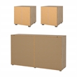 Tvilum Austin Jackson Hickory 3-Piece Bedroom Set