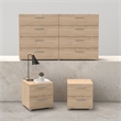 Tvilum Austin Jackson Hickory 3-Piece Bedroom Set