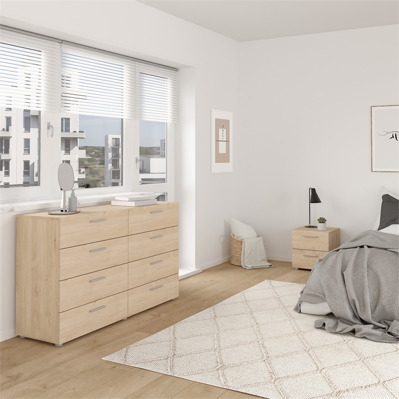 Tvilum Austin Jackson Hickory 3-Piece Bedroom Set