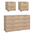 Tvilum Austin Jackson Hickory 3-Piece Bedroom Set