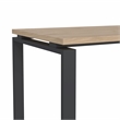 Tvilum 3-Piece Engineered Wood Home Office Set in Matte Grey and Oak