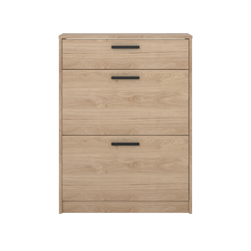 Tvilum Escape 2 Door Shoe Cabinet in Jackson Hickory