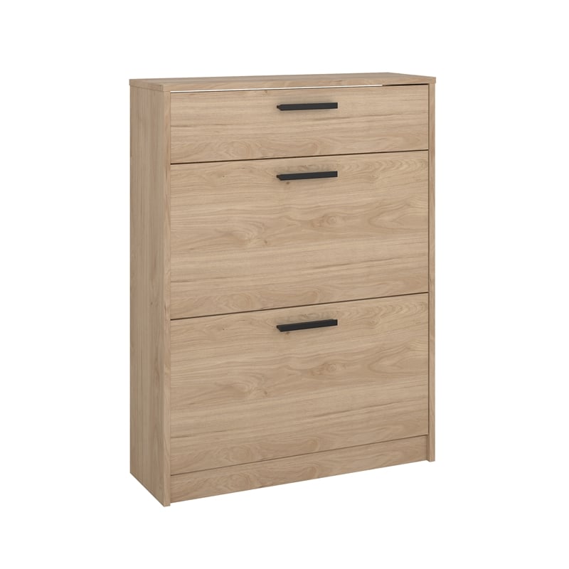 Tvilum Escape 2 Door Shoe Cabinet in Jackson Hickory