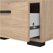 Tvilum Sofia 2 Drawer Engineered Wood Nightstand in Oak