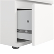 Tvilum Aurora Engineered Wood 2 Drawer White Nightstand - Set of 2