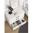 Tvilum Sofia  3-Piece Engineered Wood Bedroom Set in White