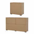 Tvilum Sofia  2-Piece Bedroom Set in Oak- 6 Drawer Double Dresser And Chest