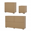 Tvilum Sofia 3-Piece Engineered Wood Bedroom Set in Oak