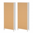 Tvilum Madrid 2-Piece Engineered Wood White Bookcase Set