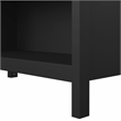 Tvilum Madrid 2-Piece Engineered Wood Matte Black Bookcase Set