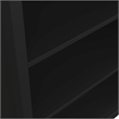 Tvilum Madrid 2-Piece Engineered Wood Matte Black Bookcase Set