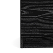 Tvilum Scottsdale 2 Drawer Wood Nightstand in Black