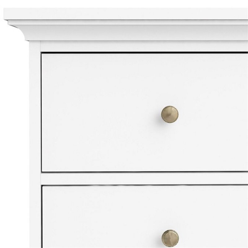 Tvilum Sonoma 8 Drawer Double Dresser in White 7030749