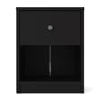 Tvilum Portland 1 Drawer Nightstand in Black