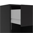 Tvilum Portland 1 Drawer Nightstand in Black