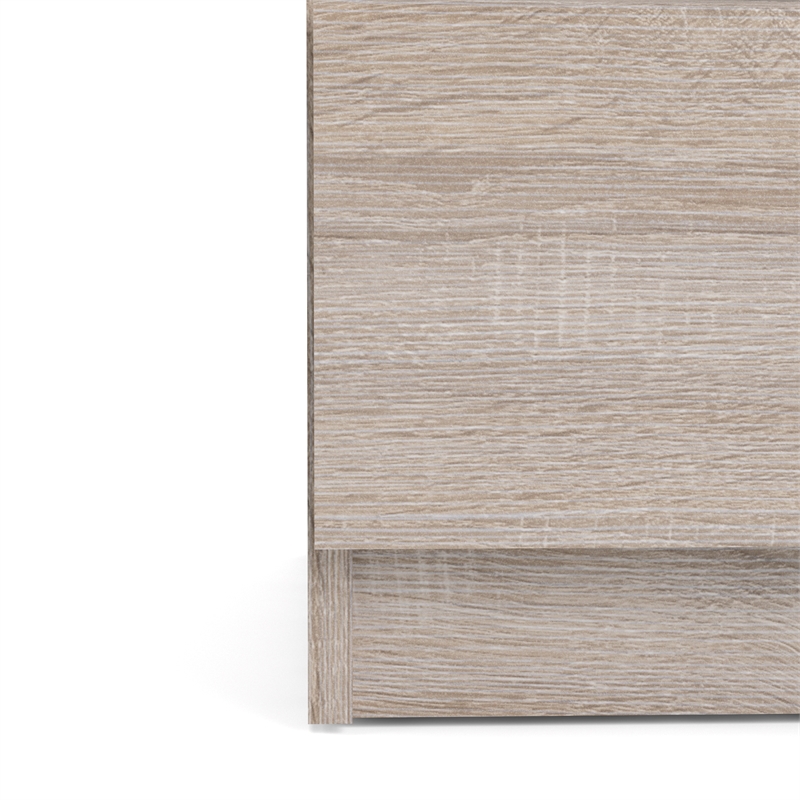 Tvilum Scottsdale 2 Drawer Wood Nightstand in Truffle