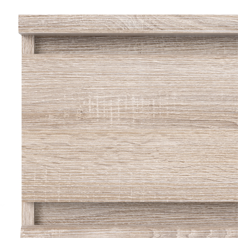 Tvilum Scottsdale 2 Drawer Wood Nightstand in Truffle