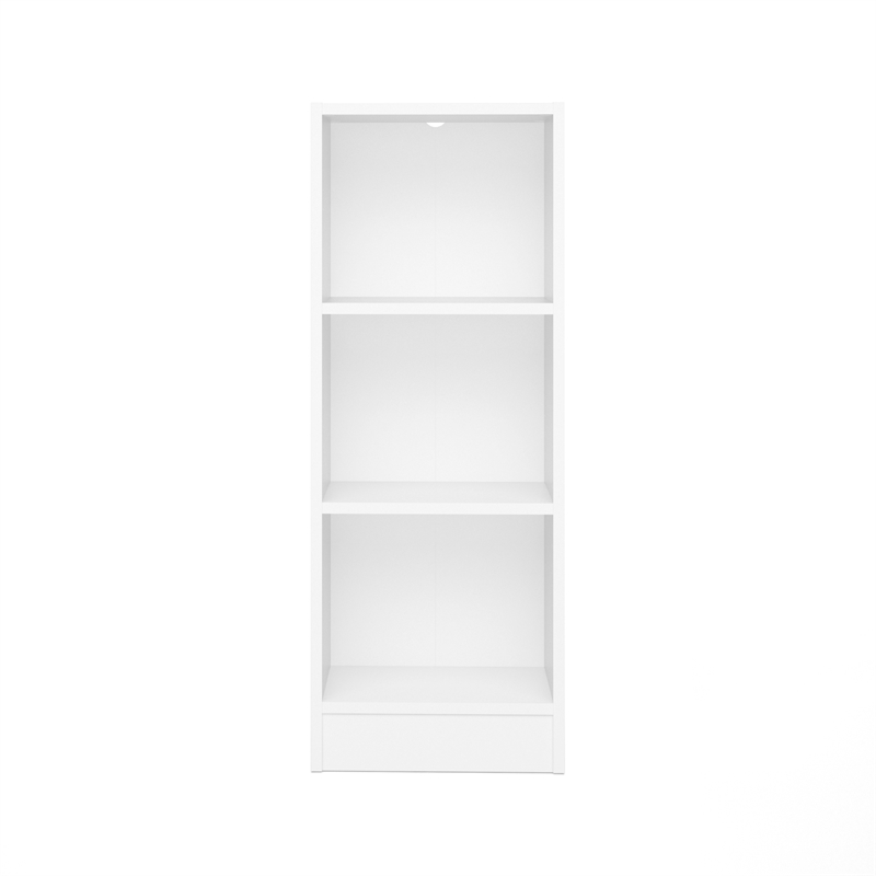 Tvilum Element Short Narrow 3 Shelf, Short Narrow Bookcase With Doors