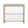 Tvilum Element Tall Wide 5 Shelf Bookcase in White