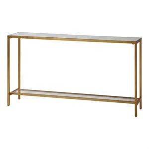 Uttermost Hayley Modern Style Metal Console Table in Gold Finish