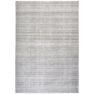 uttermost medanos hand woven wool rug in gray
