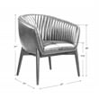 Uttermost Anders Faux Leather and Wood Accent Chair in Black and Brass