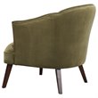 Uttermost Conroy Wood and Fabric Accent Chair in Olive and Dark Walnut