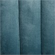 Uttermost Dax Wood and Fabric Accent Chair in Teal Blue and Black