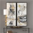 Uttermost Life Scenes Wood and Acrylic Abstract Art in Multi-Color (Set of 2)