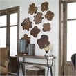 Uttermost Kalani 3-Piece Teak Wood and Iron Wall Sculpture Set in Natural