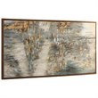 Uttermost Behind The Falls Firwood MDF and PU Abstract Art in Multi-Color