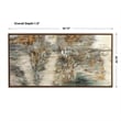 Uttermost Behind The Falls Firwood MDF and PU Abstract Art in Multi-Color