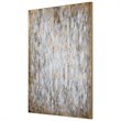 Uttermost Bright Morning Firwood Abstract Art in Blue/Bronze/Gold/White