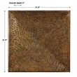 Uttermost Blaise Contemporary Iron Wall Panel in Antique Bronze