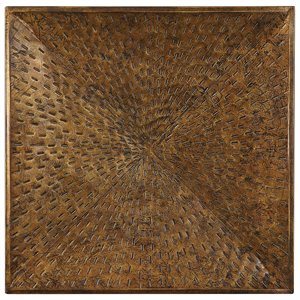 Uttermost Blaise Contemporary Iron Wall Panel in Antique Bronze