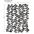 Uttermost Skipping Contemporary Iron Wall Art in Charcoal Black and Silver