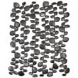 Uttermost Skipping Contemporary Iron Wall Art in Charcoal Black and Silver