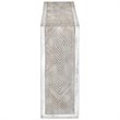 Uttermost Genara Wood Accent Console Table in Bone White and Oatmeal