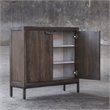 Uttermost Nadie MDF Wood Accent Cabinet in Light Walnut and Silver