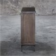 Uttermost Nadie MDF Wood Accent Cabinet in Light Walnut and Silver