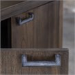 Uttermost Nadie MDF Wood Accent Cabinet in Light Walnut and Silver