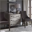 Uttermost Jory 3-Drawer Wood and Metal Accent Chest in Aged Ivory and Black