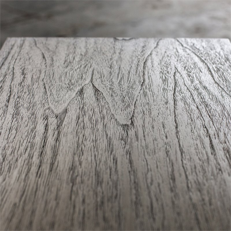 Uttermost Jory 3-Drawer Wood and Metal Accent Chest in Aged Ivory and Black