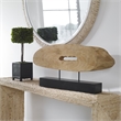 Uttermost Paol Coastal Mango Wood and Iron Sculpture in Brown and Matte Black